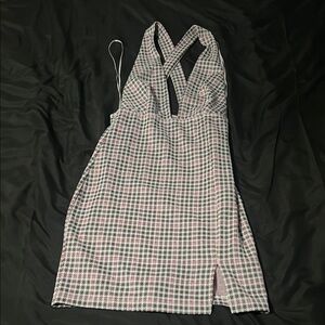 Stylish Checkered Dress